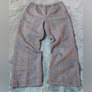 Vintage Pendleton Virgin Wool hounds tooth pants Women’s 14 Made In USA